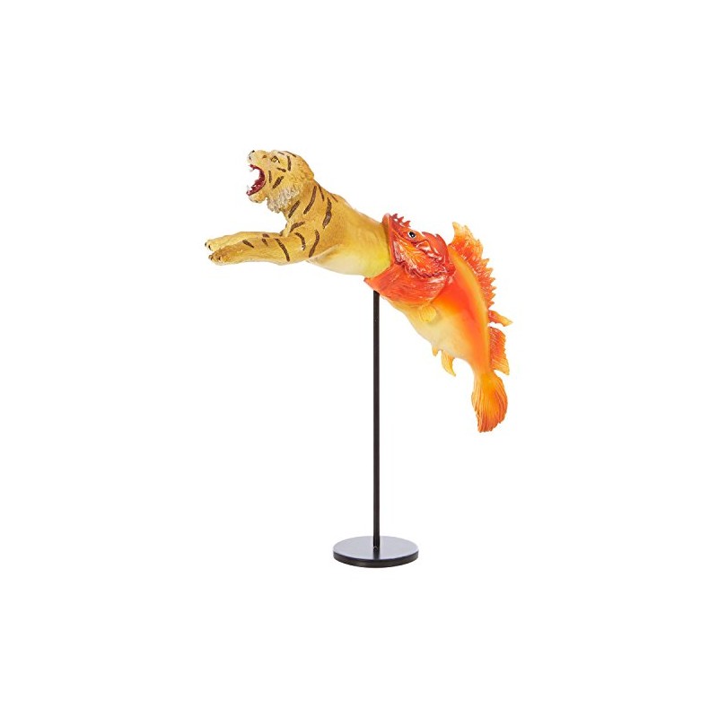 Salvador Dali Tiger with Fish Sculpture Plastic SD09