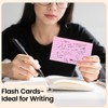 Index Cards 3x5 Inch, 300sheets, Flash Cards,Ruled Lined Pink Note