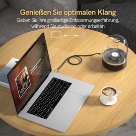 VIOY 3.5mm to 6.35mm TRS Audio Jack Cable[1.5M], 3.5mm 1/8" Male Mini Jack to 1/4 Inch Jack Male Long Aux Cable Adapter, Nylon Braid Compatible for Laptop, Home Theater Devices, Amplifiers