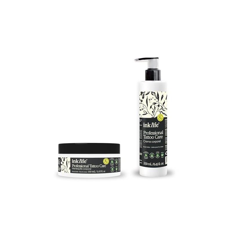 Crema Corporal para Tatuaje 250 ml y Mantequilla 150 ml,