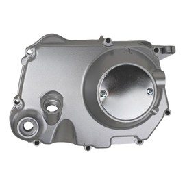 RedCap OEM Complete Right Side Manual Clutch Cover for 152FMH 110cc Horizontal Kick Start Engine Dirt Pit Bike ATV Scooter Motorcycle CT70 CT90 TrailBike Coolster TaoTao (Silver)