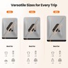 LEAFORY Travel Vacuum Storage Bags with Cordless Rechargeable Electric Pump,