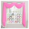 Megachest TAILORED VOILE WINDOW SCARF PELMET (hot pink, 58"X197"(145cmX500cm))