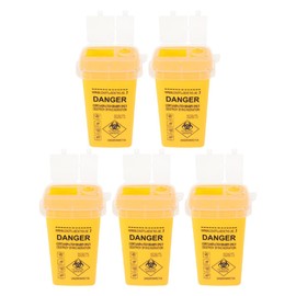 NOLITOY Medical Disposal Containers Razor Blade Disposal Boxes Barber Waste Container Pp Material