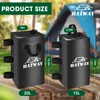 Hatway Canopy Weights,132 LBS Canopy Water Weight Bag Set of