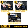DEWALT DXBC90008 Black/Yellow 1/2” x 24" Kinetic Soft Shackle with
