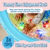 SplashEZ Lights Up Tummy Time Water Mat for Babies, 30"