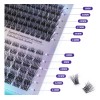 Kit De Extensiones De Pestañas Curvatura D Mixtas Pegamento