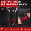 flintronic Knee Sports Bandages, Strength Training Knee Support Men Women,