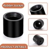 Covzoe 4 Pack Trailer Door Holder Kit, Rubber Low Profile