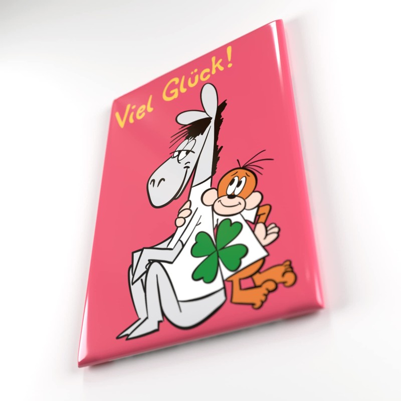 Äffle und Pferdle & Pferdle Fridge Magnets Set of 4