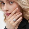 Elio Passero 2CT Women's Moissanite Engagement Rings Clarity Moissanite Rings