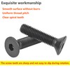 Qrity 20 PCS Socket Countersunk Screw, 12.9 Grade High Tensile