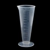 YXQ 100mL Plastic Graduated Measuring Cup Capacity Beaker Cone Shape