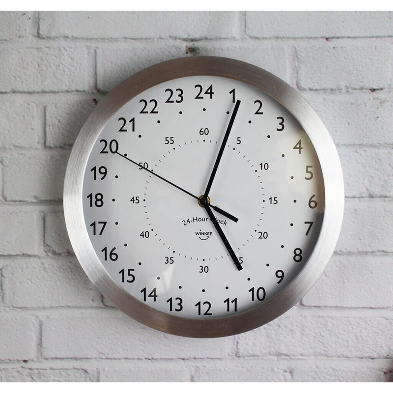 Winkee - 24 Hour Wall Clock | The slightly different