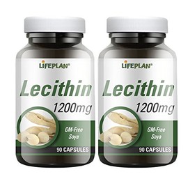 Lifeplan Lecithin 1200mg 2 x 90 Capsules