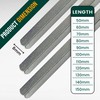 8mm Windows UPVC and Door Handle Spindle Plain Bar 50mm