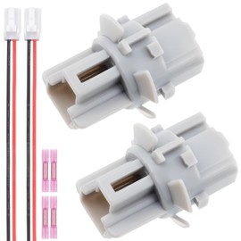 Svicari Tail Light Socket, Stop Lamp Holder with Wiring Harness Connector Fit for Toyota for Lexus Replace OE 90075-60079 2PCS