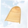 Healeved DIY Rattan Tray Woven Basket Bamboo Weaving Child Wooden