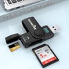 2-in-1 USB SD Card Reader,USB 3.0 Memory Card Reader for