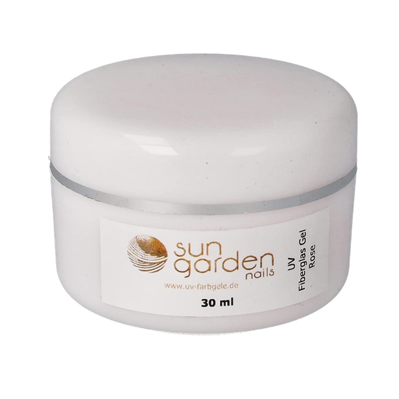 LED-UV Fiberglas Gel ROSE klar 30 ml inkl. Pinselset