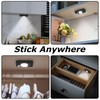 NIEGNOWOO LED Motion Sensor Puck Lights, Rechargeable Cabinet Lights, Stick