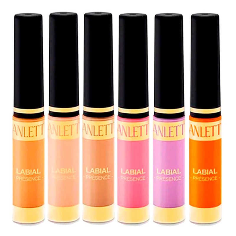 Kit labial indeleble Anlett con 6 piezas #6 multicolor cont.