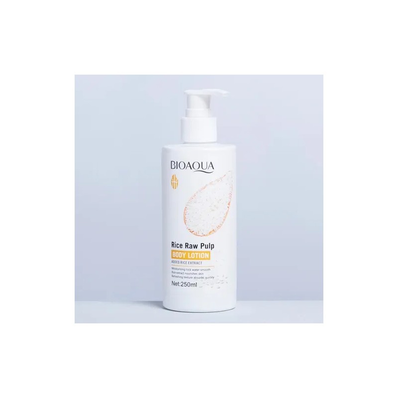 Crema Corporal Loción Extracto Arroz Bioaqua Hidrata 250ml