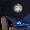 OCEST 13-inch Night Light Wall Clock, Silent & Adjustable Brightness