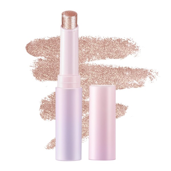 Crystal Jelly Eyeshadow Stick, Glitter Eyeshadow Glaze Stick Shimmer Sparkly