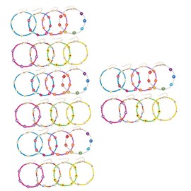 NOLITOY Sets Beaded Flower Bracelets Women's Gold Bracelet Fashion Anklet for Special Days Pcs