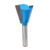 1Pcs Dovetail Router Bits, 1/2" Shank Half-Blind and Through Dovetail