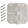 Y&Y Decor Satin Nickel 3.5" x 3.5" Door Hinges with