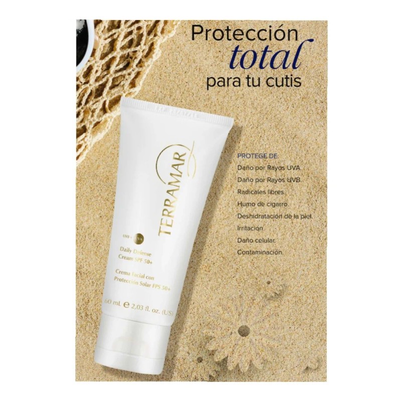 Terramar Crema Facial Con Protección Solar Fps50 60grs.
