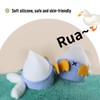 Cartoon Duck Night Light USB Rechargeable Silicone Pat Night Light