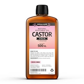 Castor Oil - 100% Virgin 500 ml - 1 st Cold pressed - Orgaliane