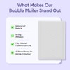 Baylue White Small Poly Bubble Mailers 6x10 inch #0 |