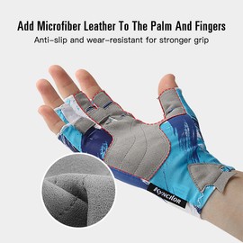 Fishing Gloves  Fingerless Fisherman Gloves Breathable Fishing Gloves - for Men and Women