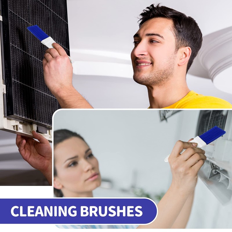 8 Packs Air Conditioner Condenser Cleaning Brush Refrigerator Coil Brush