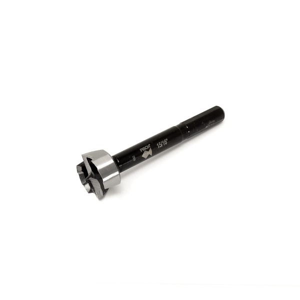 Fisch Black Shark 15/16” Forstner Drill Bit, Premium Forged Steel