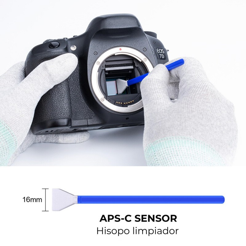 K&F Concept Kit de Limpieza Sensor APS-C DSLR SLR 16mm