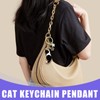 Satiskid 2Pcs Cute Cat Keychain for Women - Japanese Style