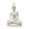 Sterlling Effectz Ornaments JRose Collections Thai Buddha Sitting White Colour