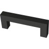 Liberty P41861C-FB Modern Square Bar Pull 3" Flat Black Cabinet