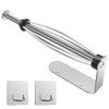 Paper Towel Holder Under Cabinet + Towel Robe Hooks, Single