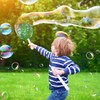 Dncvb 24-Piece Giant Soap Bubbles Set for Children, Giant Soap