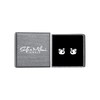 SOFIA MILANI - Women's Earrings 925 Silver Swan Stud Earrings,