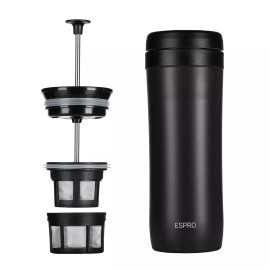 Espro P1 Travel Coffee Press Black 5012C-15BK