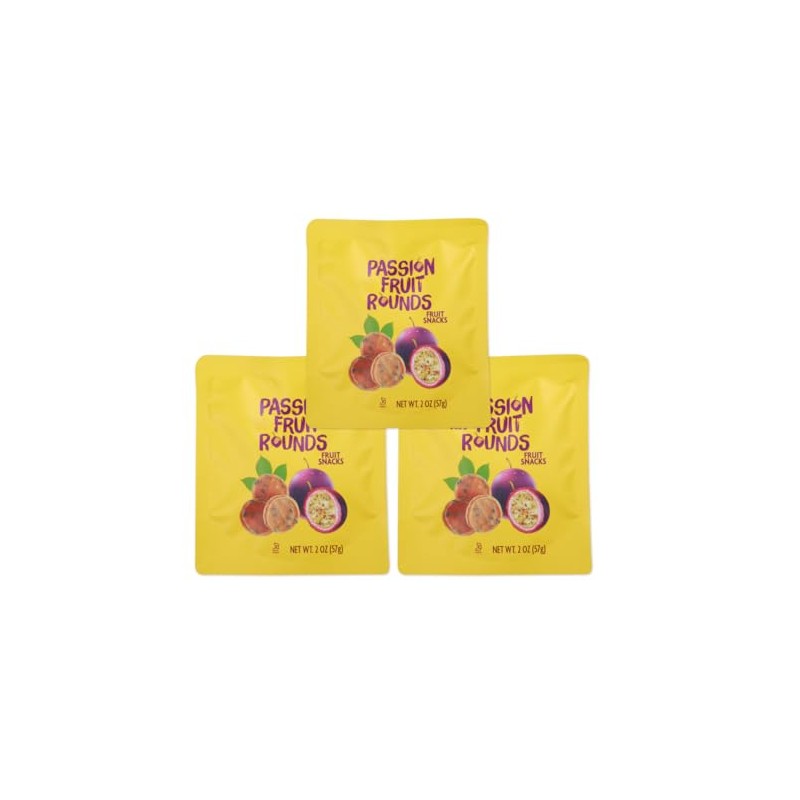 Passion Fruit Rounds Trader Jos, 2 oz - Pack of