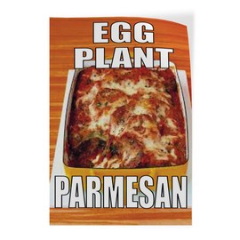 Door Decals Vertical Vinyl Stickers Multiple Sizes Eggplant Parmesan Food Fair Restaurant Cafe Market Industrial Vinyl Luggage & Bumper Stickers for Cars Restaurant and Food 8x12Inches